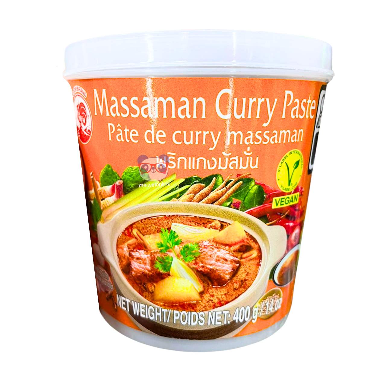 Pasta de Curry Massaman - Cock Brand 400g