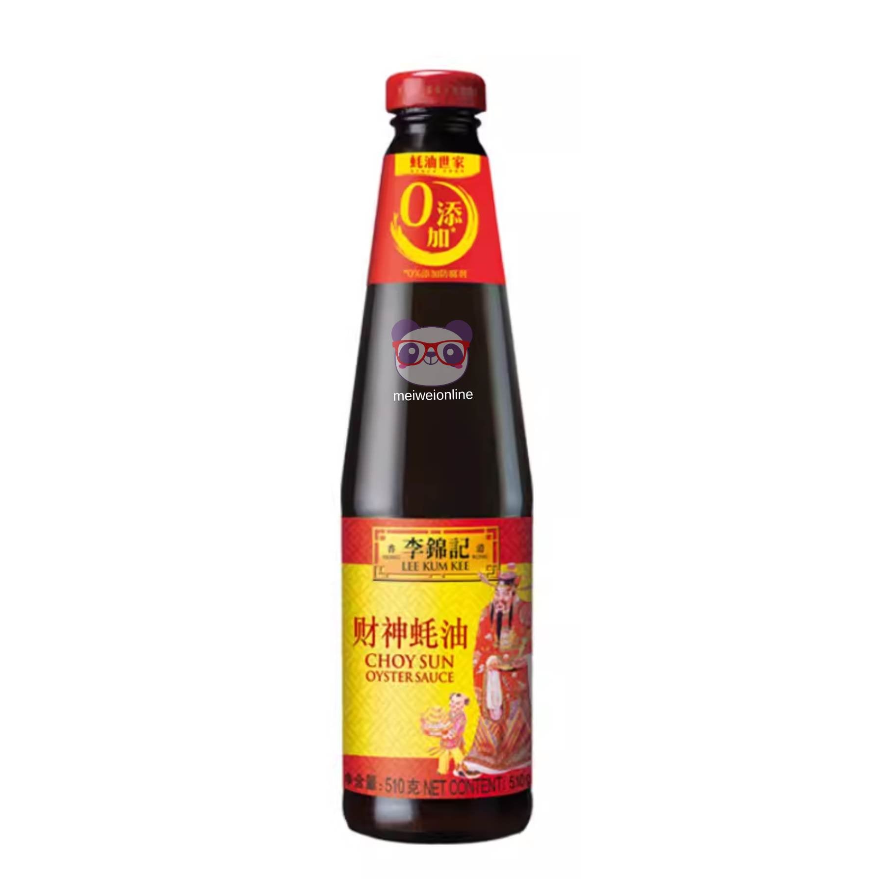 Molho de ostra Choy Sun Lee Kum Kee (李锦记 财神蚝油) 510g – molho oriental clássico para receitas chinesas Mei Wei