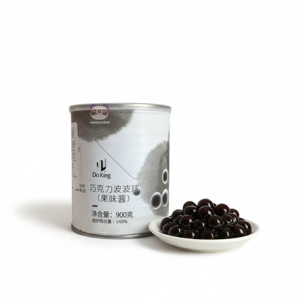 Pérolas de Sabor Chocolate para Bubble Tea Do King 900g - (巧克力波波球)