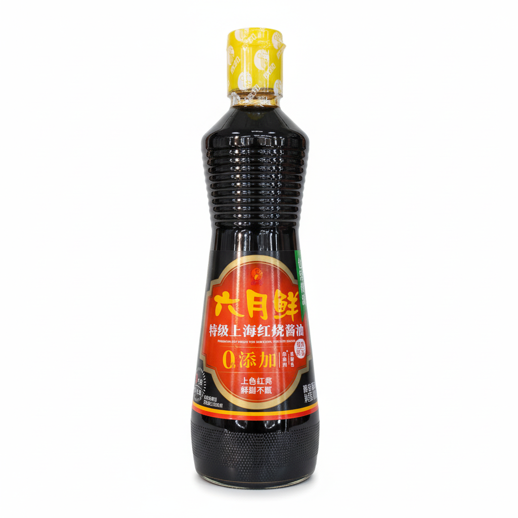 Mei Wei: Molho Shoyu Shanghai Hong Shao Liu Yue Xian 500ml - Embalagem em Fundo Branco