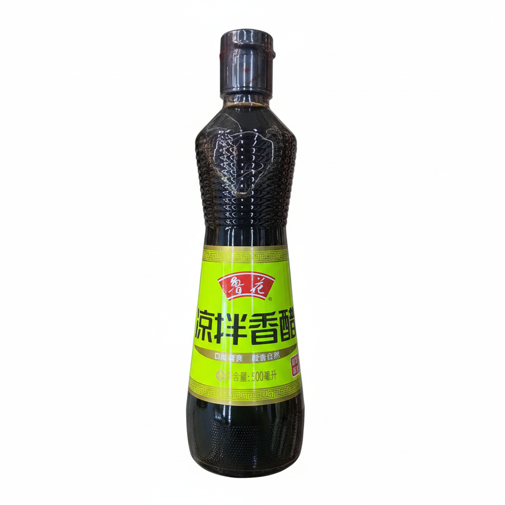 Mei Wei: Vinagre Aromático para Saladas Luhua 500ml - Embalagem em Fundo Branco