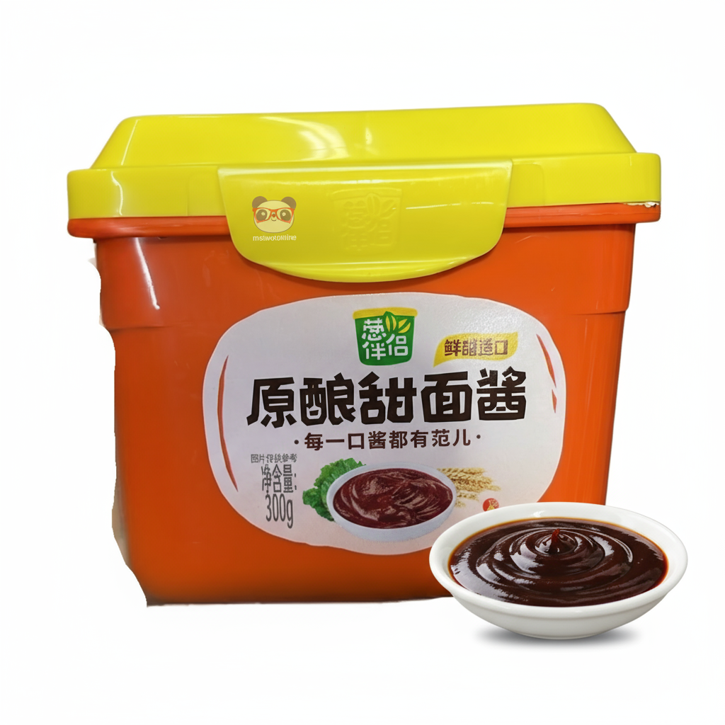 Molho Doce de Feijão Fermentado Xiangda Textura Crocante 300g - 原酿甜面酱