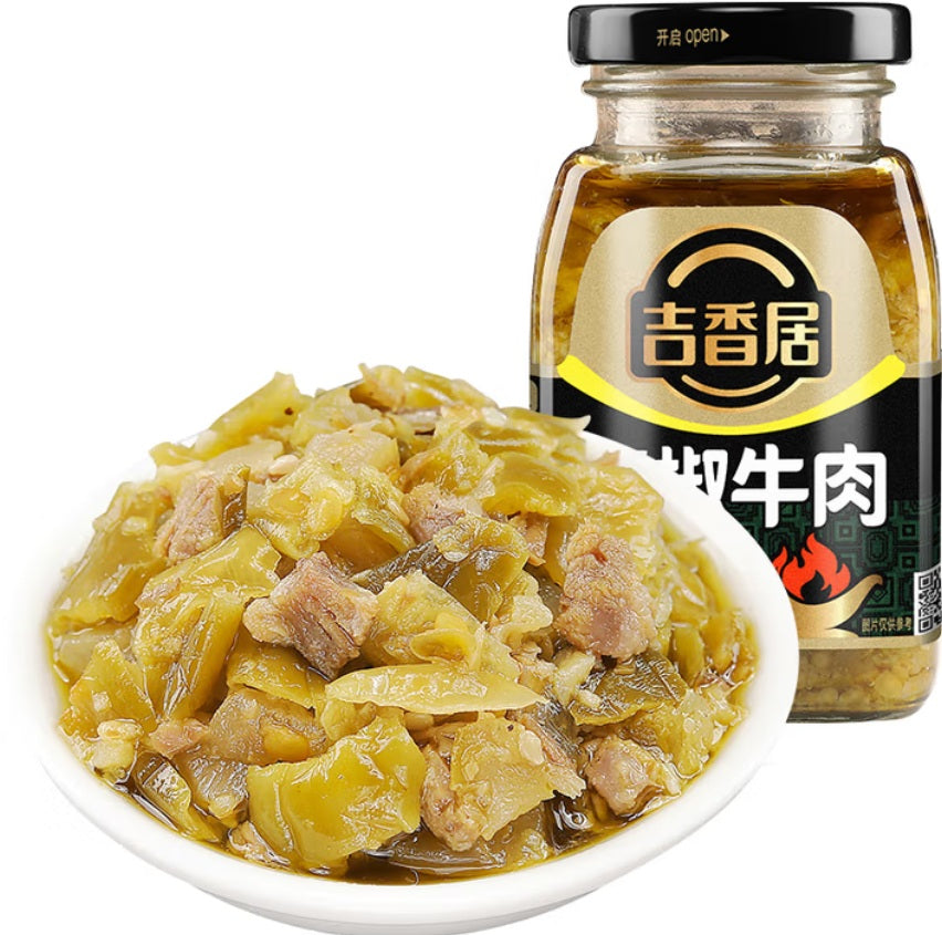 Molho de frango com pimenta verde - JiXiangJu 240g