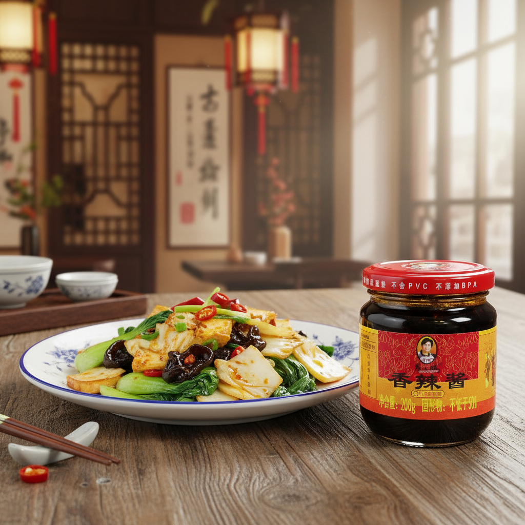 Molho de pimenta aromática (老干妈香辣酱) - Lao Gan Ma 200g