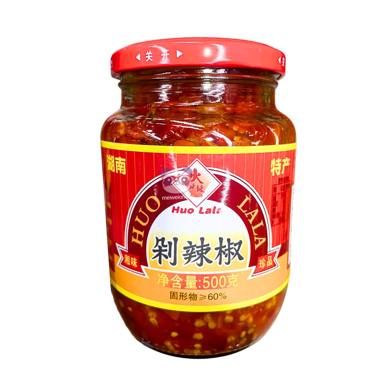 Molho de pimenta picada - Huo Lala 500g