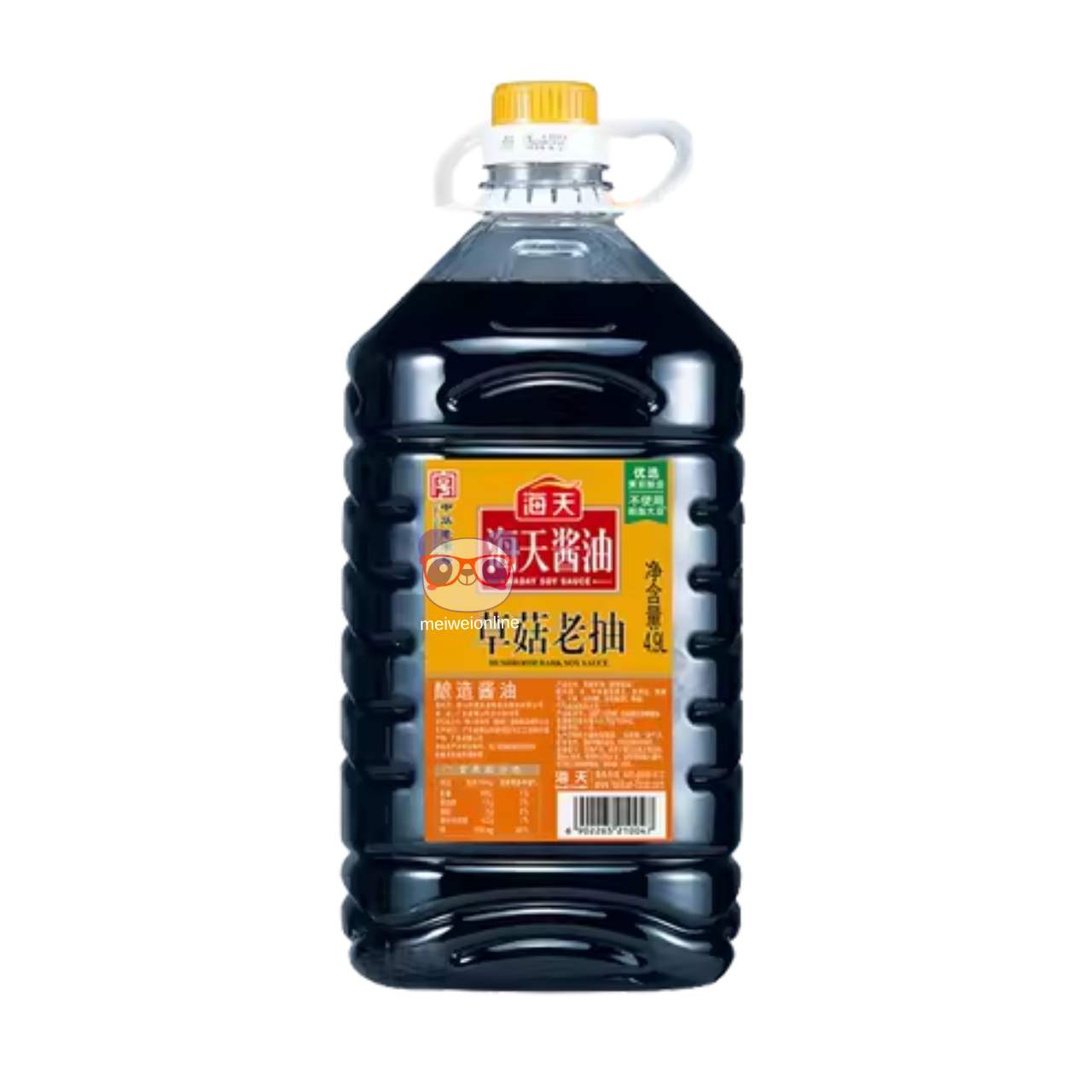 Molho de soja escuro com cogumelo (mushroom dark soy) - Haday 4,9L
