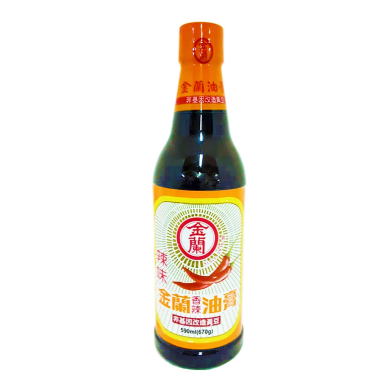 Molho de soja grosso apimentado (Soy Sauce Hot) - KimLan 590ml