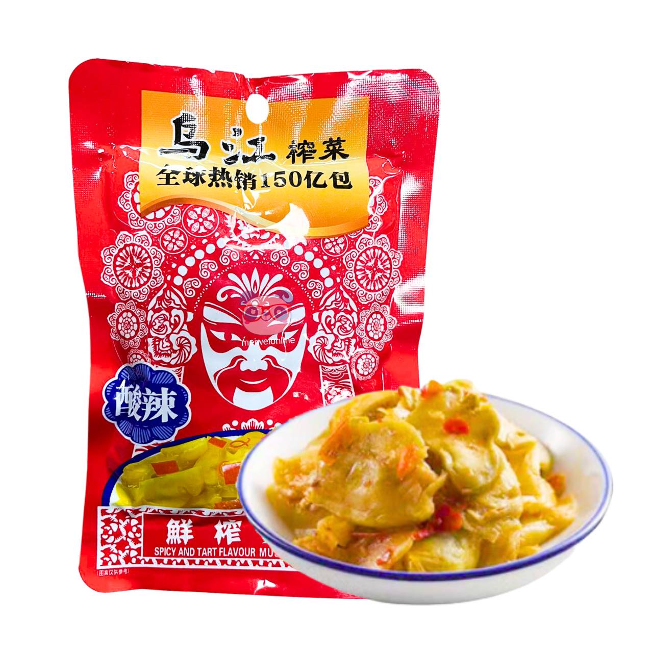 Mostarda em conserva azeda picante - Wujiang 80g