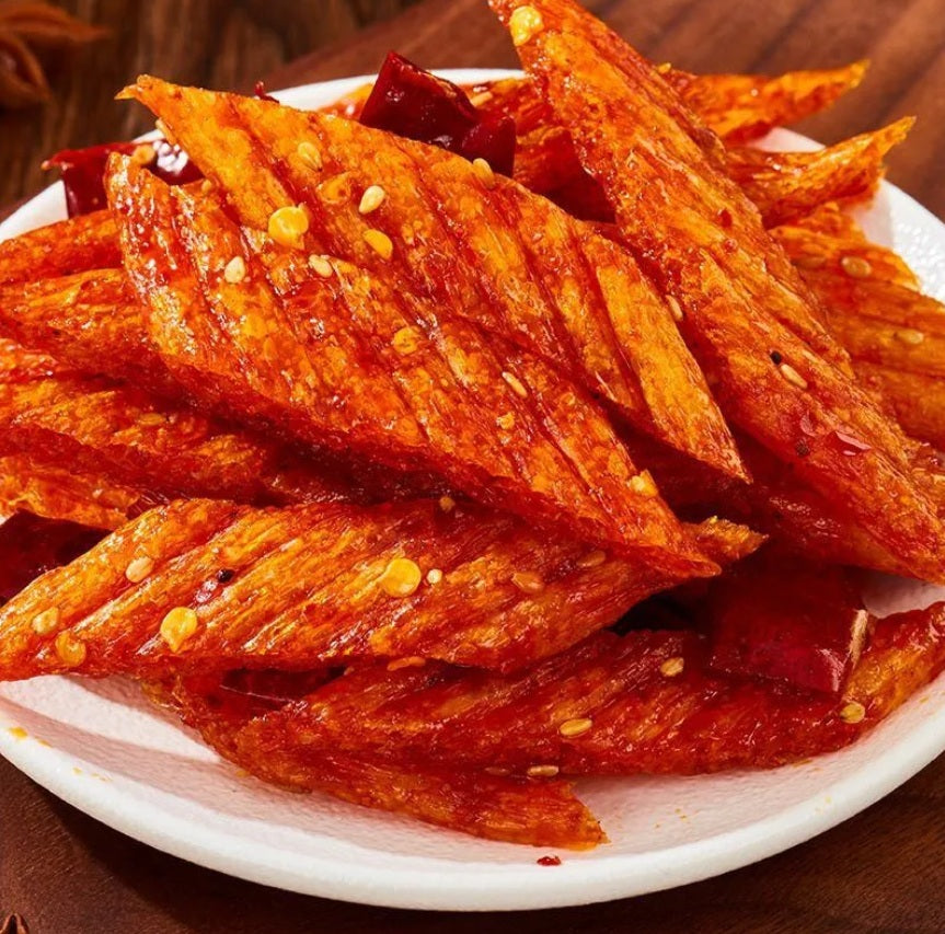 Pedaços de glúten picante - Shuang Jiao 70g