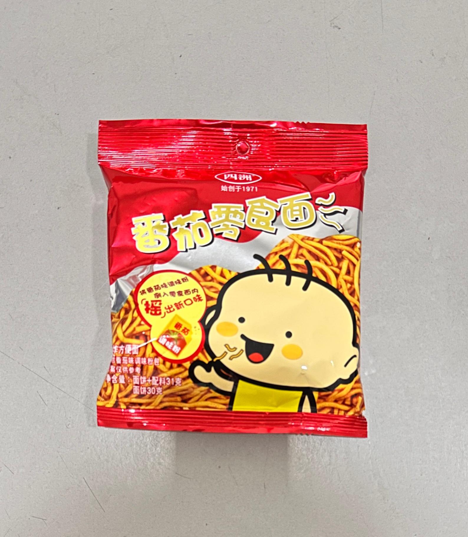 Macarrão Instantâneo de Tomate（番茄零食面）-四洲 30g