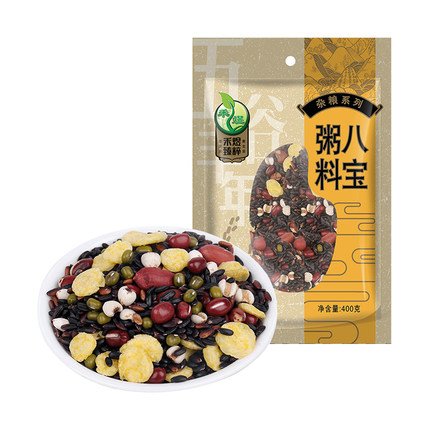 Mistura para Mingau de Oito Tesouros（八宝粥料）- Heyu 400g