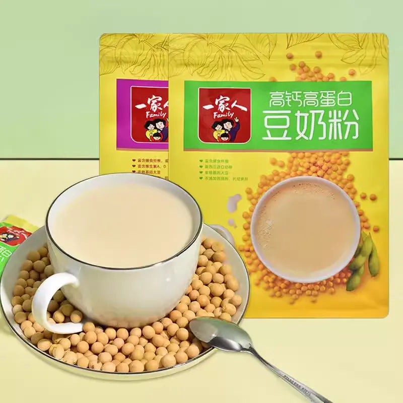 Leite de Soja em Pó Alto Cálcio（高钙豆奶粉）- 一家人 520g