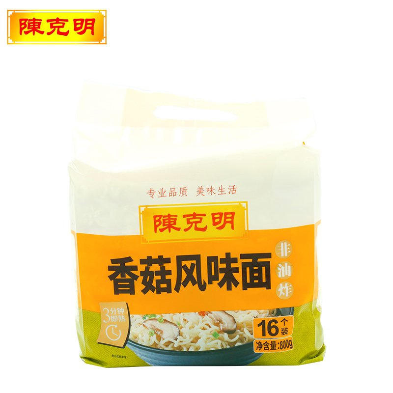 Macarrão Ondulado Sabor Cogumelo（香菇风味面）- Chen Keming 800g