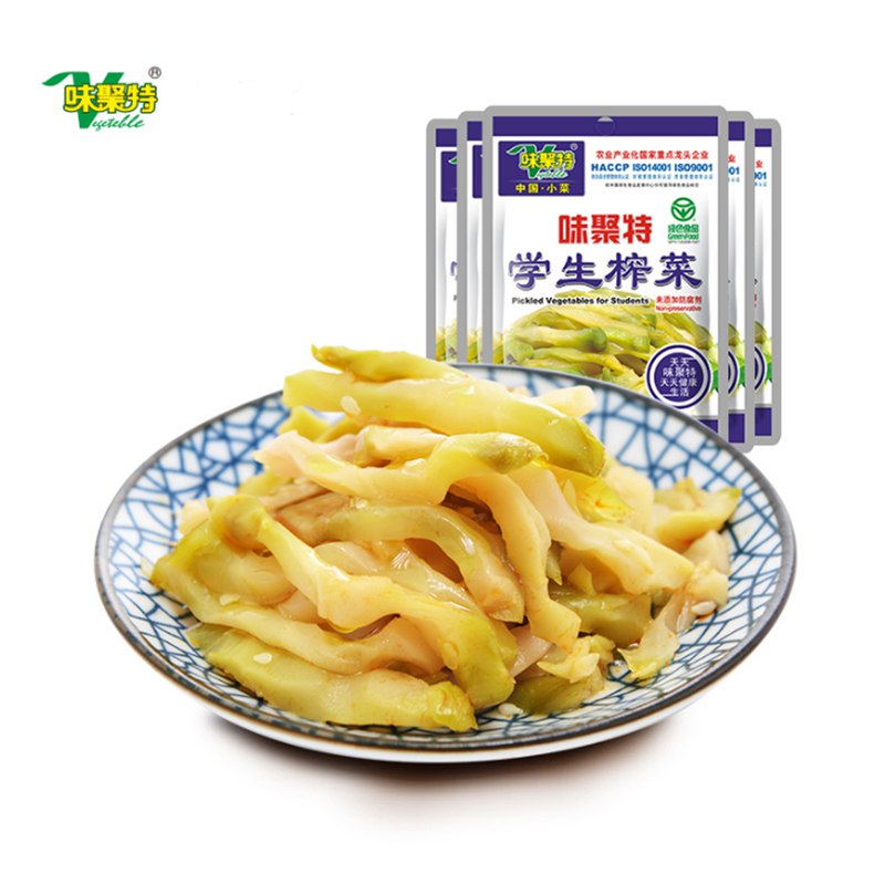 Conserva de Mostarda Estudante （味聚特学生榨菜）- Wei Jute 80g