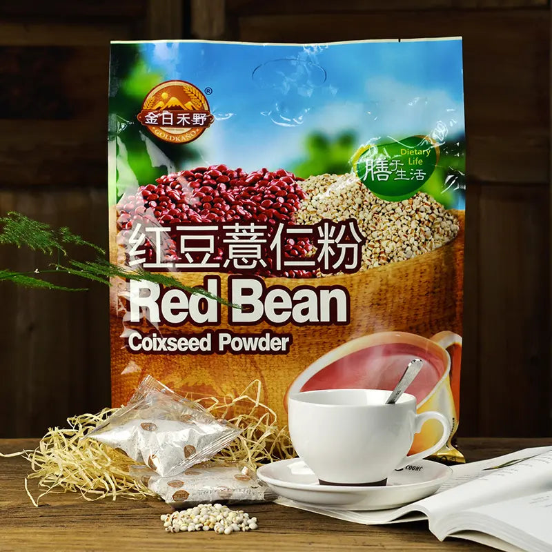 Farinha de Feijão Vermelho e Sementes de Jó（红豆薏仁粉）- Golden Sun 680g