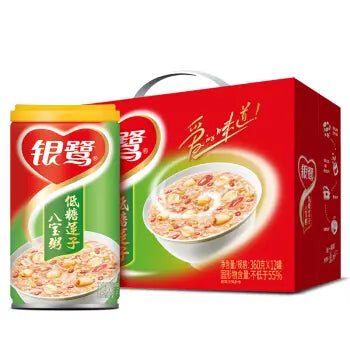 Mingau de Oito Tesouros com Lotus（银鹭低糖莲子八宝粥）- Yinlu 360g