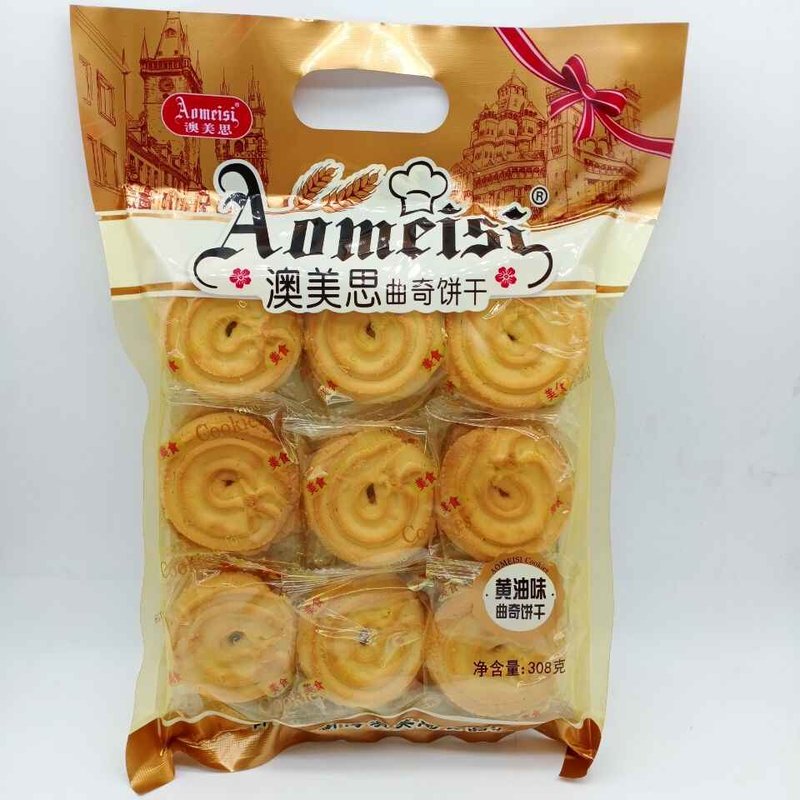 Biscoito de Manteiga Amanteigado（澳美忌曲奇饼干）- Amerist 308g