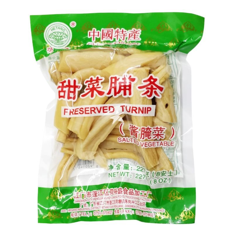 Rabanete Doce em Conserva（甜菜脯条）- Hetang 227g