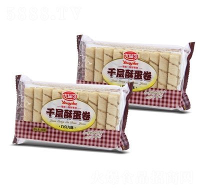 Wafer Roll Sabor Chocolate（优益可蛋卷）- Youyike 150g