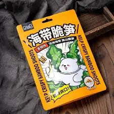 Tiras de Alga com Broto de Bambu Picante（马马妈香辣海带脆笋）- Mmm 140g