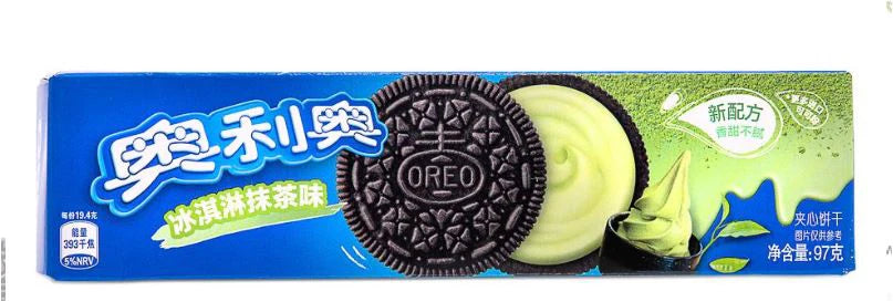 Oreo Sorvete Matcha（奥利奥冰淇淋夹心抹茶味）- Oreo 97g