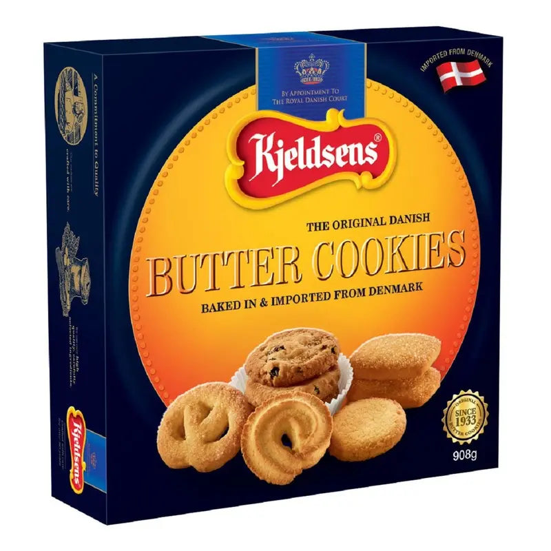 Butter Cookies Dinamarqueses - Kjeldsens 908g