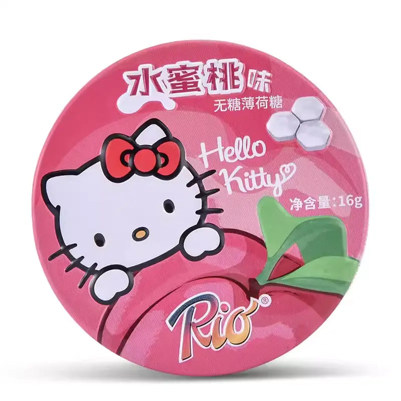 Bala de Pêssego Hello Kitty（水蜜桃味）- Rio 16g