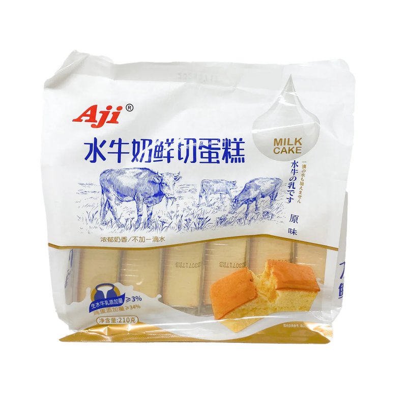 Bolinho de Leite Fresco（水牛奶鲜切蛋糕）- Aji 210g