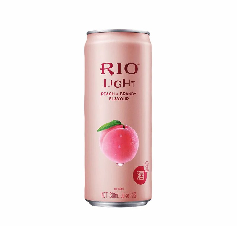 Coquetel Rio Light Pêssego e Brandy（微醺白桃味）- Rio 330ml