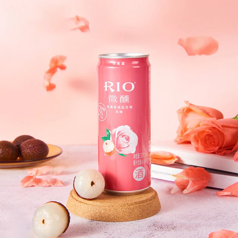 Rio Microembriagante Rosa e Lichia（微醺玫瑰荔枝）- Rio 330ml