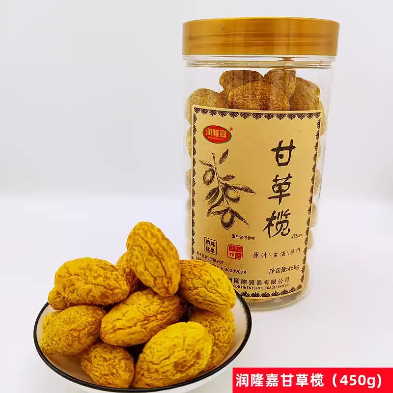 Azeitona Salgada com Alcaçuz（甘草榄）- Runlongjia 450g