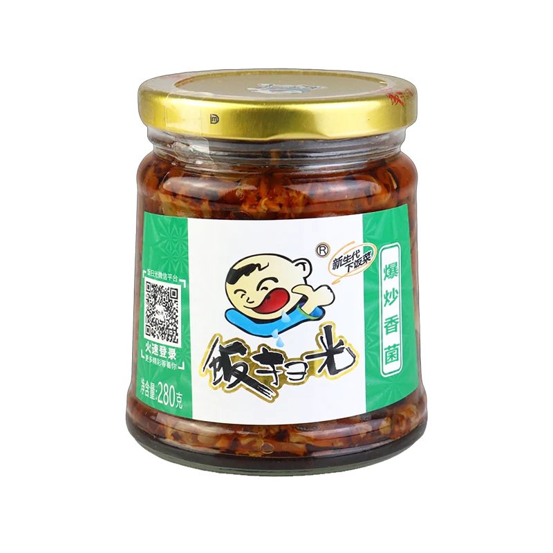 Molho de Cogumelos Salteados（饭扫光爆炒香菌）- Fan Sao Guang 280g
