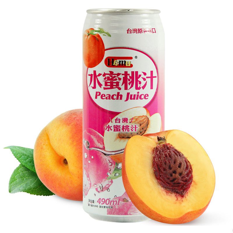 Suco de Pêssego（水密桃汁）- Hamu 490ml
