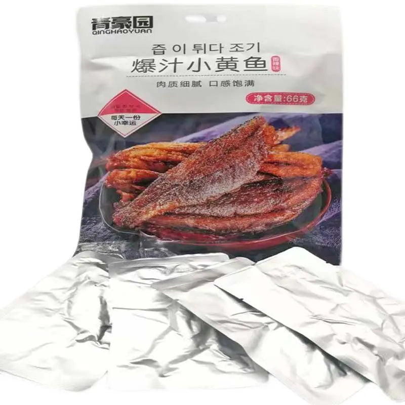 Peixe Amarelo Picante（爆汁小黄鱼）- Qinghaoyuan 66g