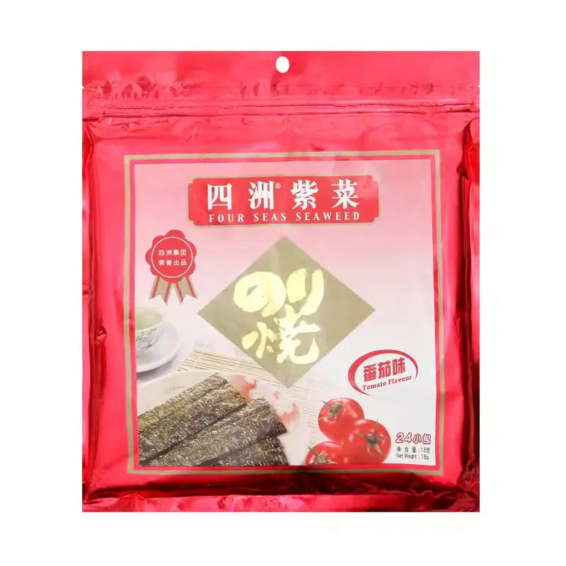 Alga Nori Sabor Tomate（四洲紫菜）- Four Seas 18g