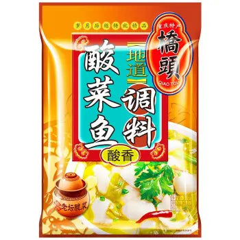 Tempero para Peixe com Conserva Azeda（酸菜鱼调料）- Qiaozui 300g