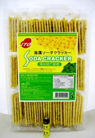 Biscoito de Soda com Alga Marinha（海苔ソーダクラッカー）- Ito 480g