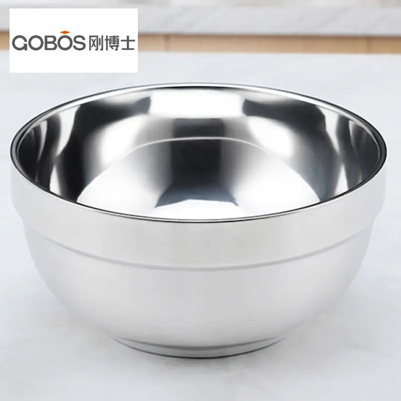 Tigela de Aço Inox（刚博士铂金碗）- Qobos 13cm