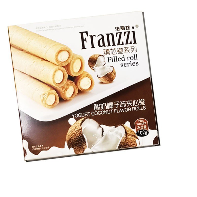 Wafer Recheado Iogurte e Coco（酸奶椰子味夹心卷）- FranZZi 102g