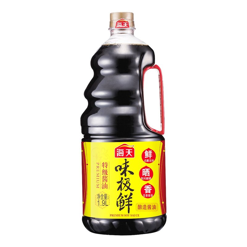 Molho de Soja Premium Sabor Intenso（味极鲜酱油）- Hai Tian 1,9L