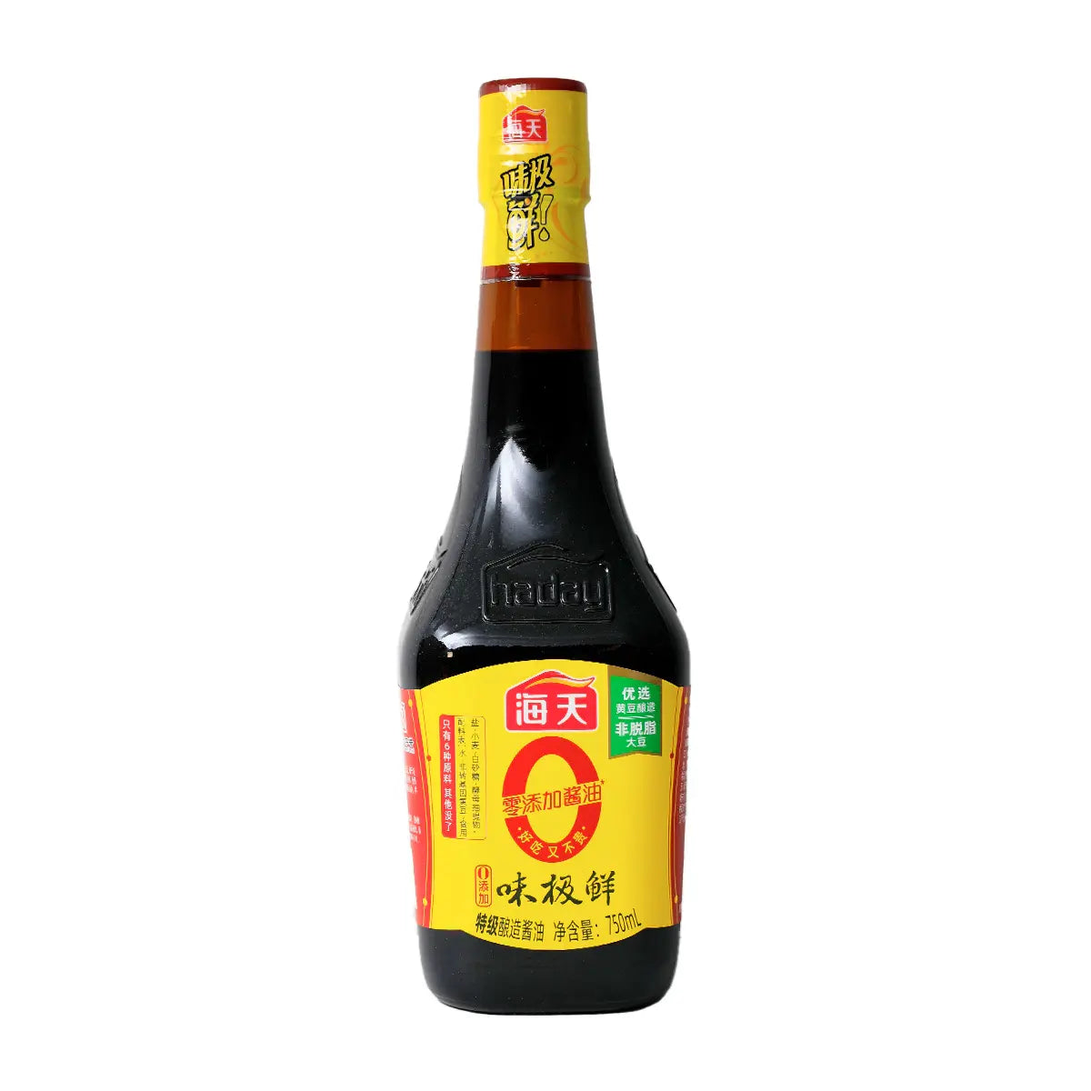 Molho de Soja Premium Sem Aditivos（味极鲜）- Haitian 750ml