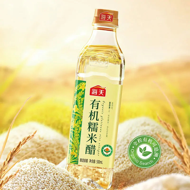 Vinagre de Arroz Glutinoso（有机糯米醋）- Haitian 450ml