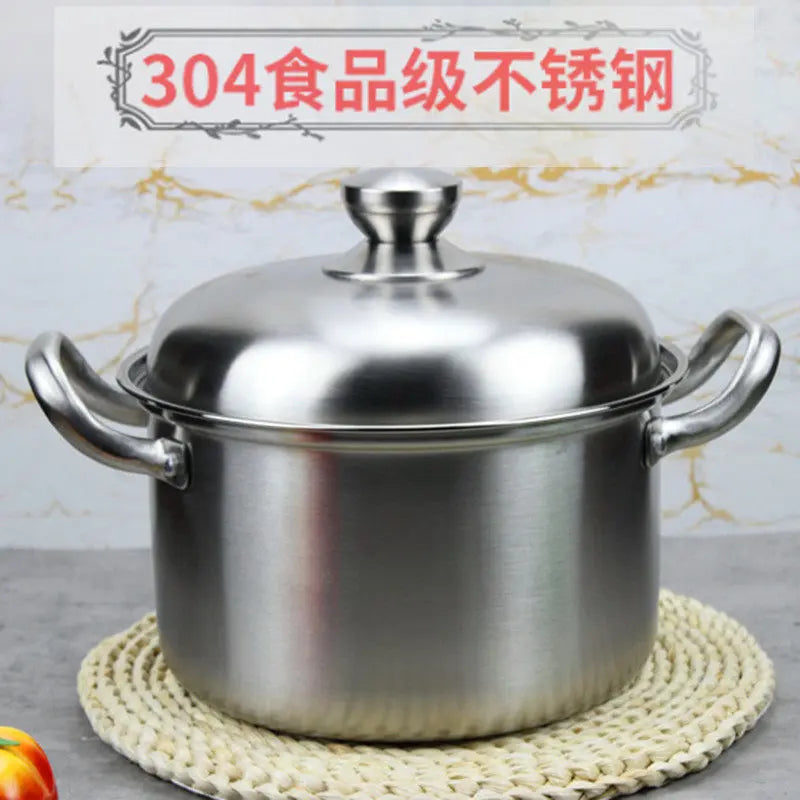 Panela de Aço Inox 304 Grau Alimentício（304食品级不锈钢）- 26cm