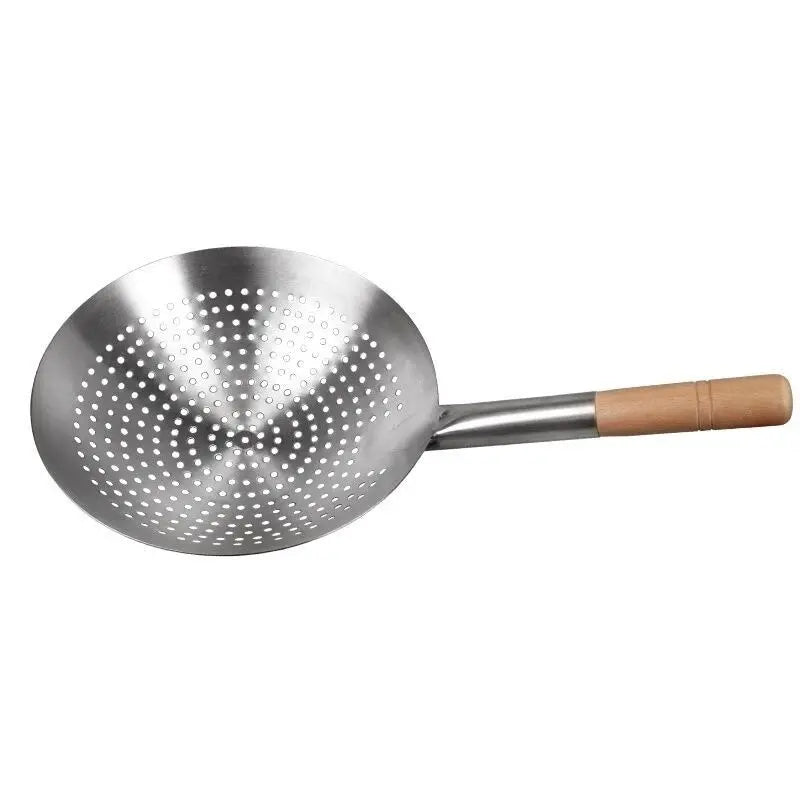 Escumadeira de Aço Inox 304（钢柄漏壳）- 20cm