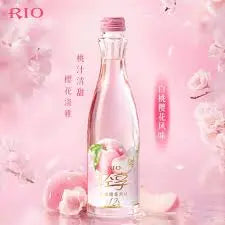 Rio Qing Xiang Pêssego e Flor de Cerejeira（轻享白桃樱花）- Rio 300ml 12°
