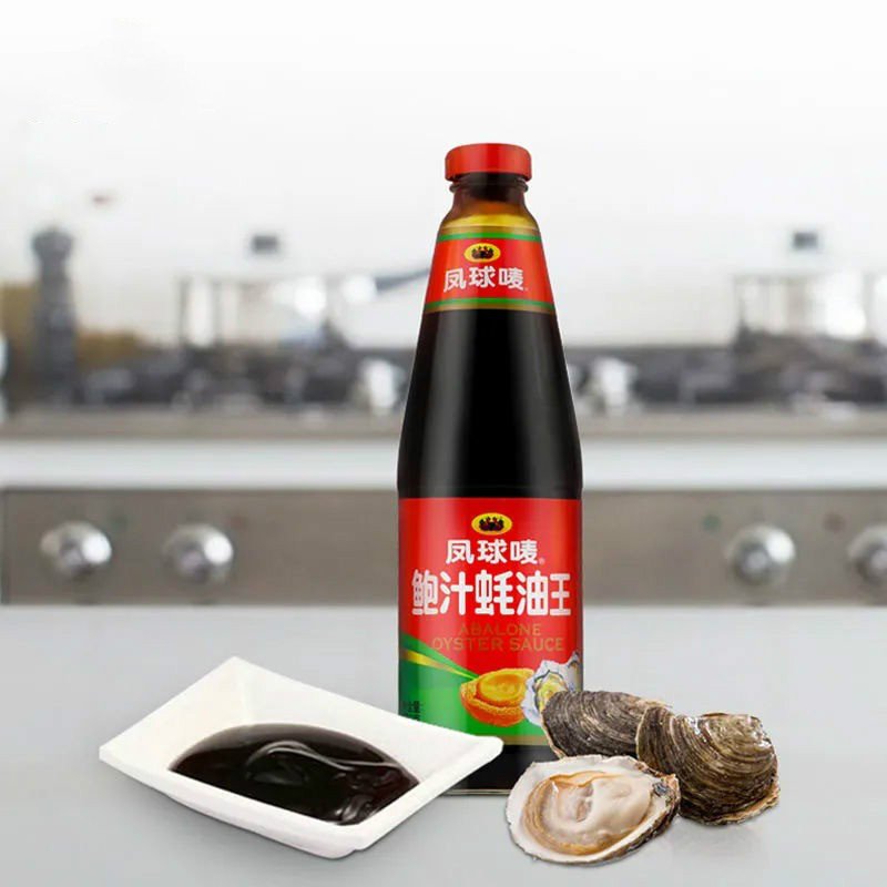 Molho de Ostra com Abalone（凤球唛鲍汁蚝油）- Feng Qiu Mai 730ml