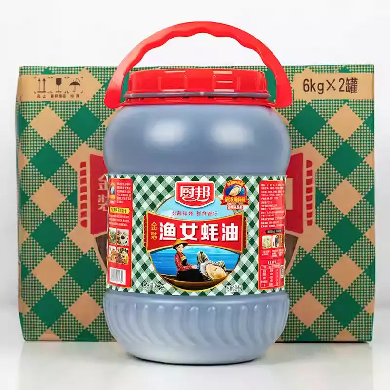 Molho de Ostra Premium（厨邦金装渔女蚝油）- Chubon 6kg