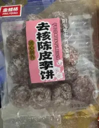 Biscoito de Ameixa com Casca de Tangerina（陈皮李饼）- Jinli Bridge 145g