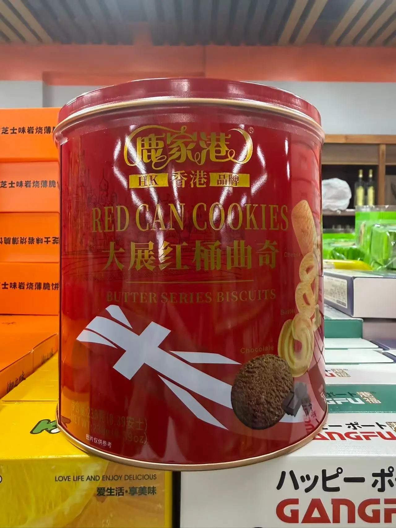 Biscoitos de Manteiga（大展红桶曲奇）- Red Can Cookies 238g