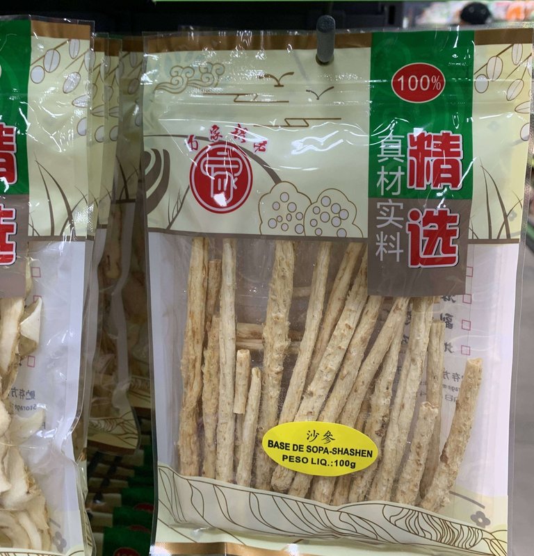 Base de Sopa Shashen（沙参）- 100g